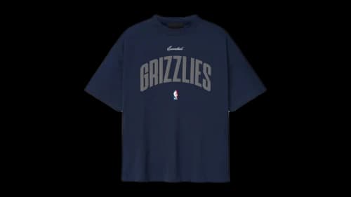 Fear of God Essentials Memphis Grizzlies 90s Fit Tee Midnight Navy