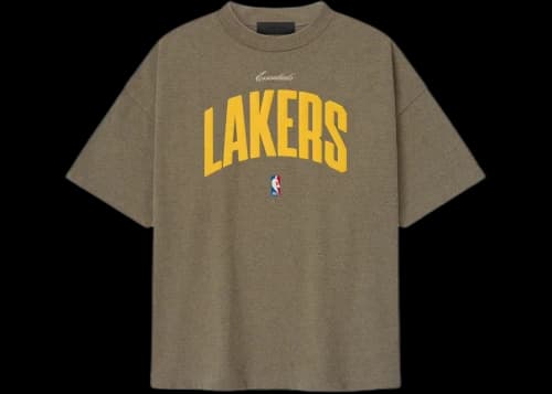 Fear of God Essentials Lakers 90's Tee Homestead Heather