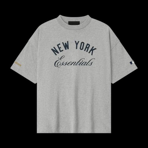 Fear of God Essentials Knicks 90's Tee Concrete Heather