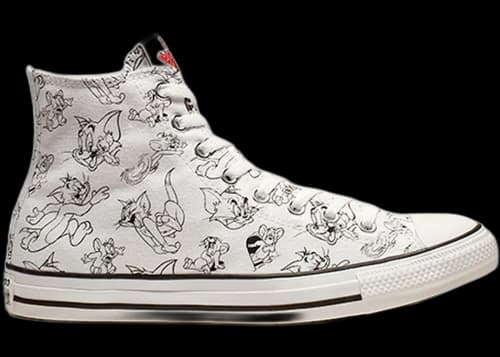 Converse Chuck Taylor All Star Hi Tom and Jerry White