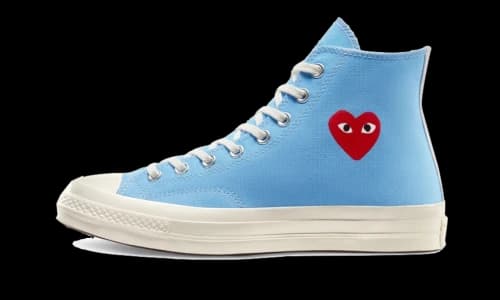 Converse Chuck Taylor All Star 70 Hi Comme des Garcons PLAY Bright Blue
