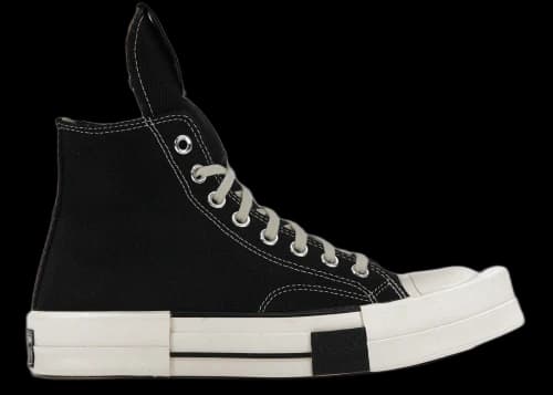 Converse TURBODRK Chuck Taylor All Star 70 Hi Rick Owens DRKSHDW Black