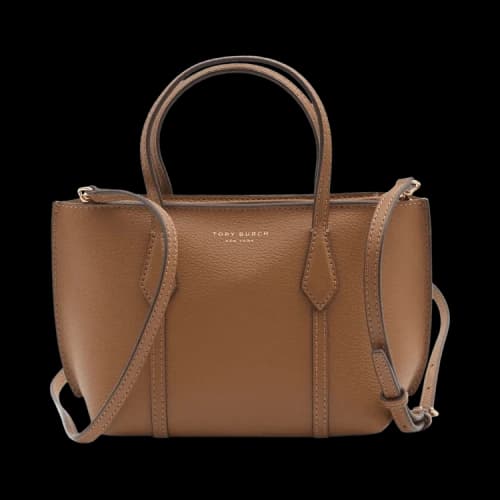 Tory Burch Mini Tote Bag Autumn Brown