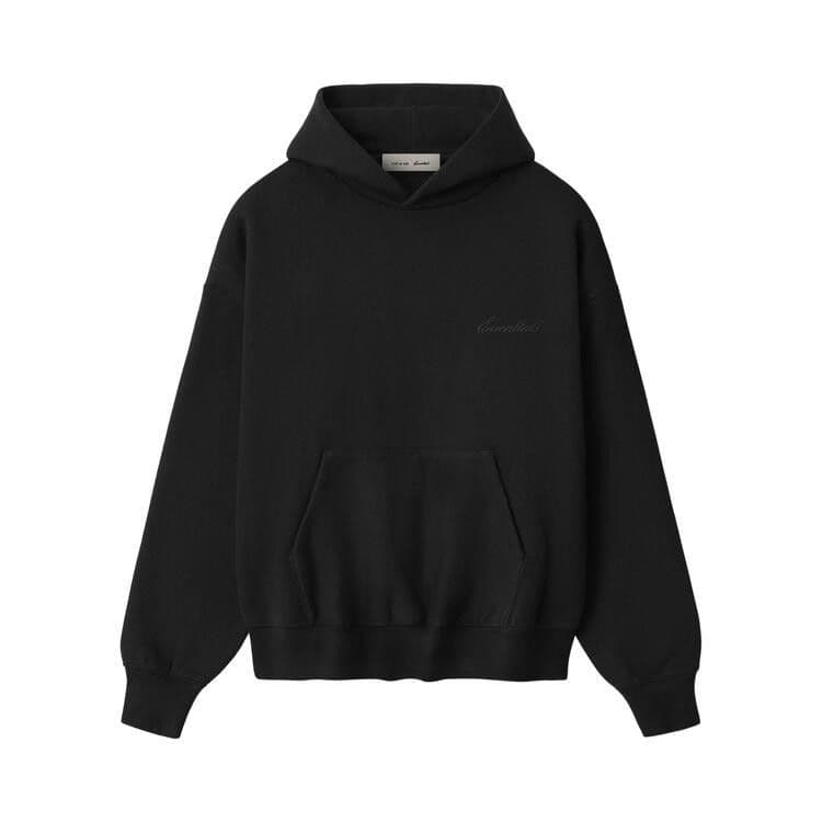 Fear of God Essentials Signature Classic Hoodie (SS26) Vintage Black