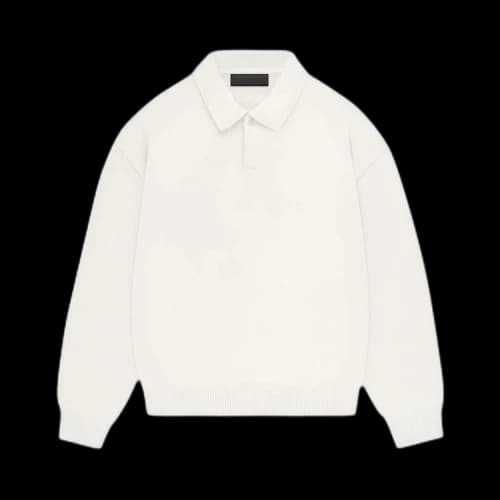 Fear of God Essentials Knit Polo Cloud Dancer