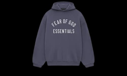 Fear of God Essentials Fleece Hoodie Marine