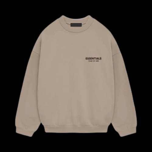Fear of God Essentials Fleece Crewneck Desert Sand