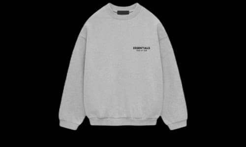 Fear of God Essentials Fleece Crewneck Light Heather Gray