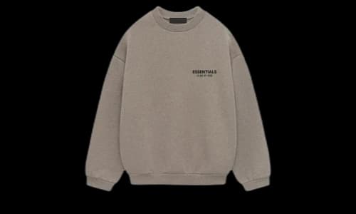 Fear of God Essentials Fleece Crewneck (FW24) Heather Gray