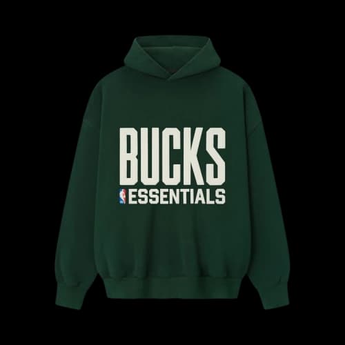 Fear of God Essentials Bucks Sport Hoodie Forest