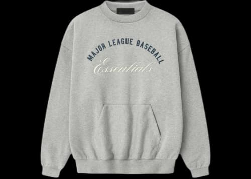Fear of God Essentials MLB Sport Crewneck Concrete Heather