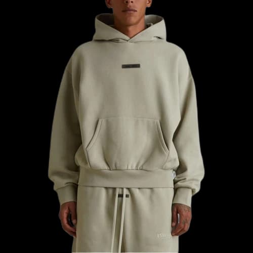 Fear of God Essentials Classic Fleece Hoodie Abbey Stone