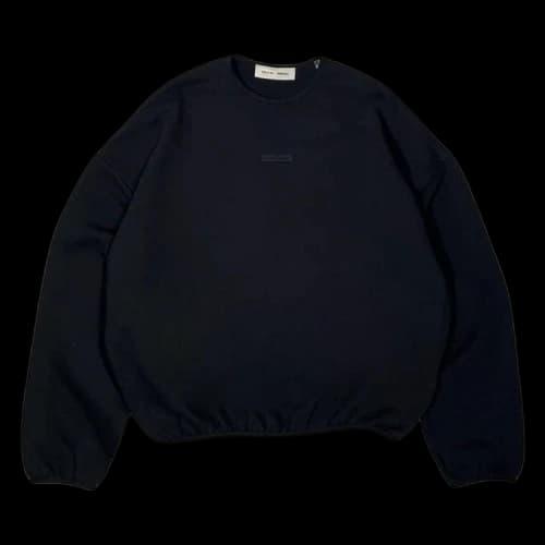 Fear of God Essentials Fleece Hoodie Jet Black