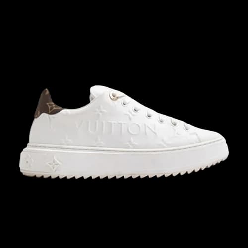 Louis Vuitton Time Out Debossed LV Monogram Leather White White (Women's)