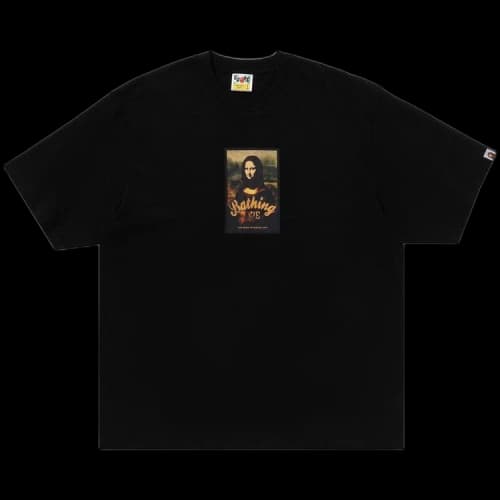 BAPE Art Print Relaxed Fit Tee 'Black'