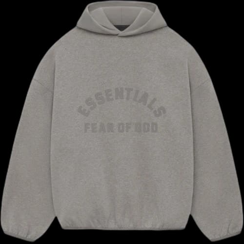 Fear of God Essentials Core Collection Nylon Fleece Hoodie Heather Grey/Dust