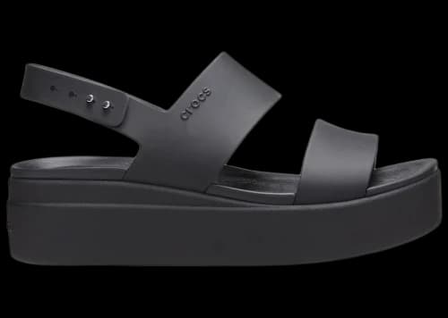 Crocs Brooklyn Low Wedge Sandal Triple Black (Women's)
