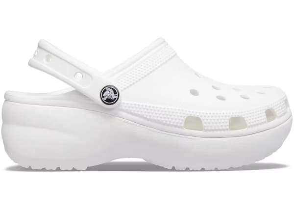 Crocs Classic Platform Clog White (Women's)