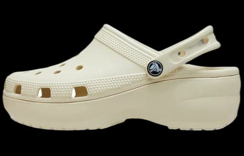 Crocs Classic Platform Clog Bone (Women's)