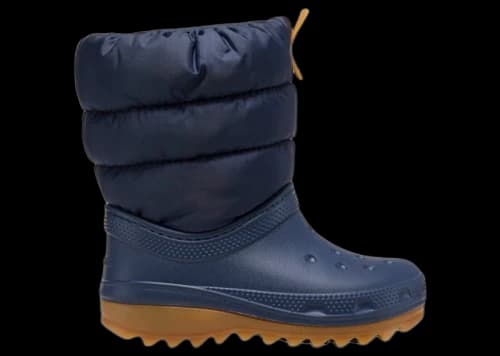 Crocs Classic Neo Puff Boot Navy Gum (Kids)