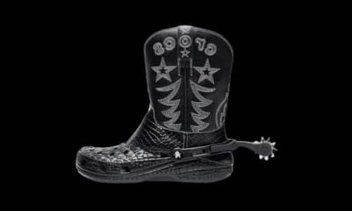Crocs Classic Cowboy Boot Black