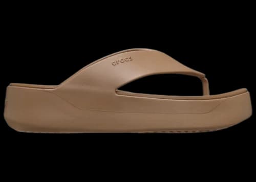 Crocs Getaway Platform Flip Milk Chocolate (Women's)
