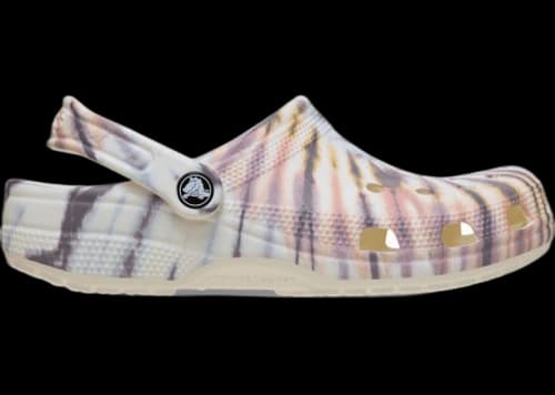 Crocs Classic Tie Dye Clog Chalk Multi