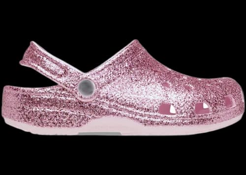 Crocs Classic Chunky Glitter Clog Pink Milk (TD)