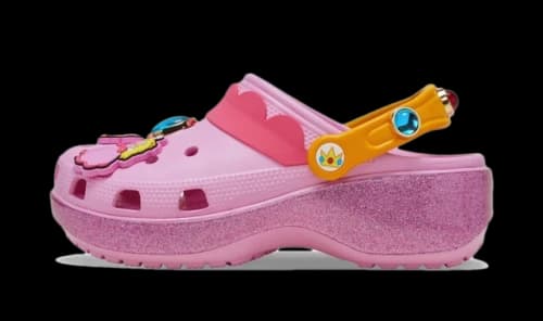 Crocs Classic Platform Clog Super Mario Bros. Princess Peach (Women's)