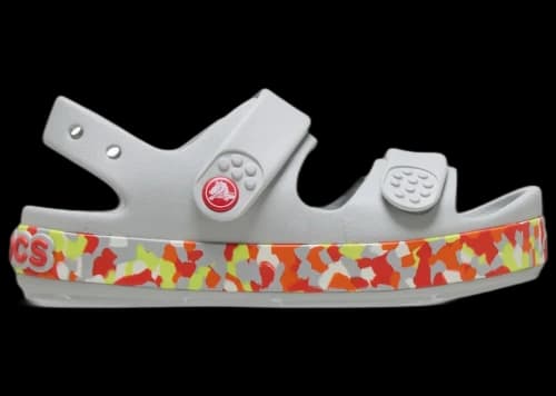 Crocs Crocband Cruiser Glow Confetti Band Sandal Atmosphere Flame (Kids)