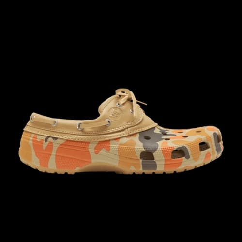 Crocs Classic Boat Clog Duck Camo Tan Orange