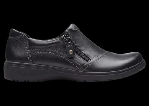 Clarks Carleigh Ray Black Leather (Women's)