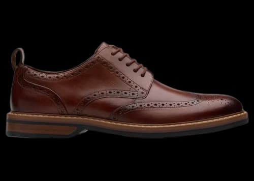 Clarks Aldwin Limit Mid Tan Leather
