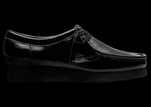 Clarks Wallabee Black Patent (Women's)