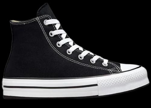 Converse Chuck Taylor All Star EVA Lift Canvas Platform Black White (GS)