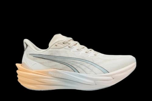 Puma Deviate Nitro 4 White Lucite Vapor Gray (Women's)