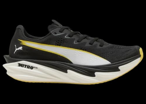 Puma Deviate Nitro Elite 4 HYROX Black Vibrant Yellow