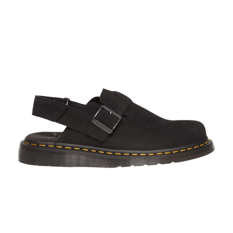 Dr. Martens Jorge 2 Suede Slingback Mules Black