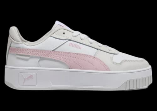 Puma Carina Street White Rose Mauve Grey (Women's)