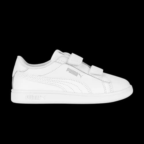 Puma Smash 3.0 Leather Velcro Little Kid 'White'