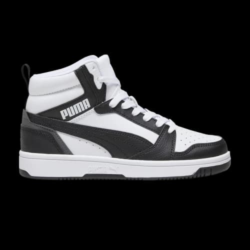 Rebound V6 Mid Big Kid 'Black White Shadow Grey'