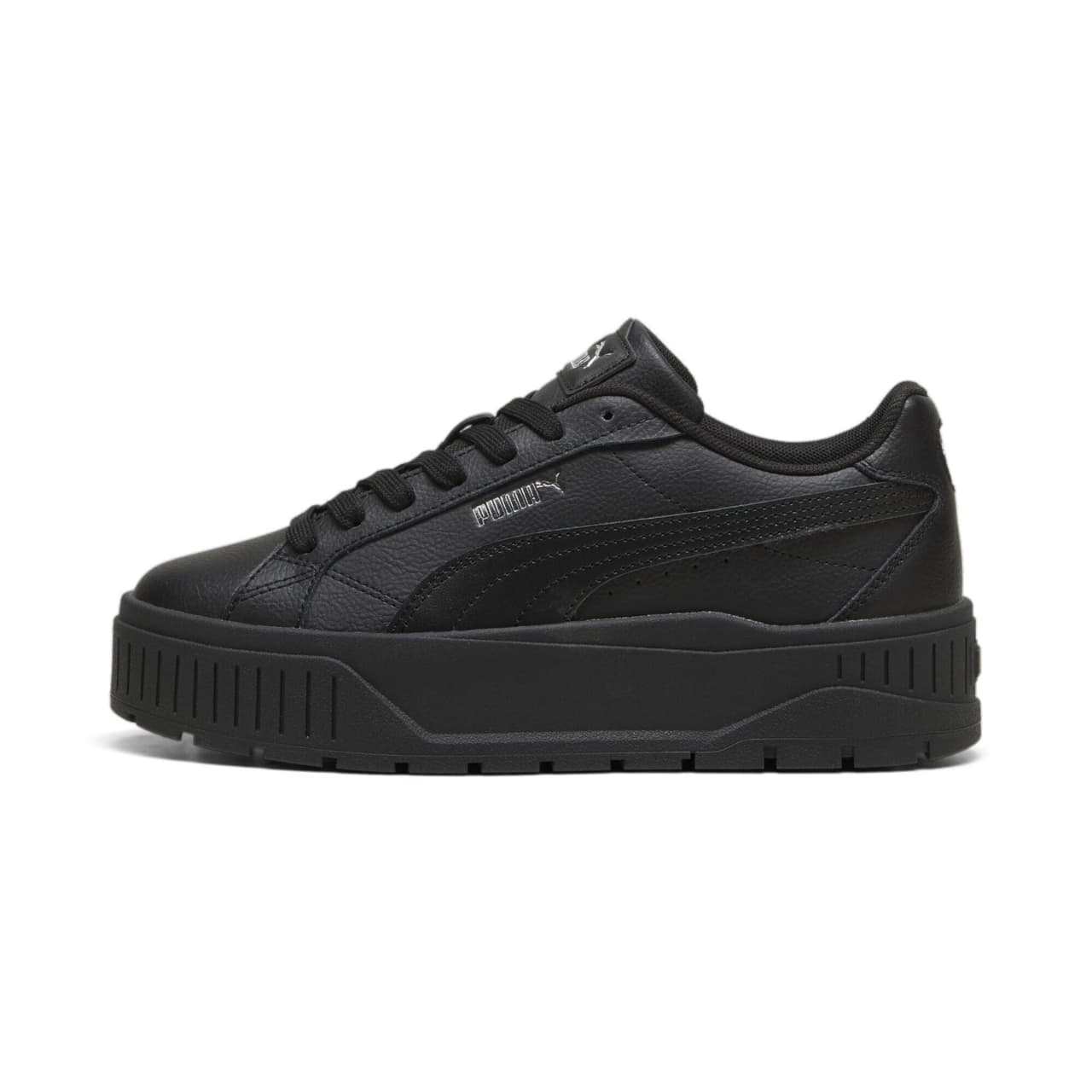 PUMA Karmen II Leather 'Black Silver' (Women's)