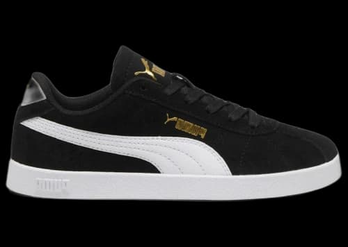 Puma Club II Black White Gold (GS)
