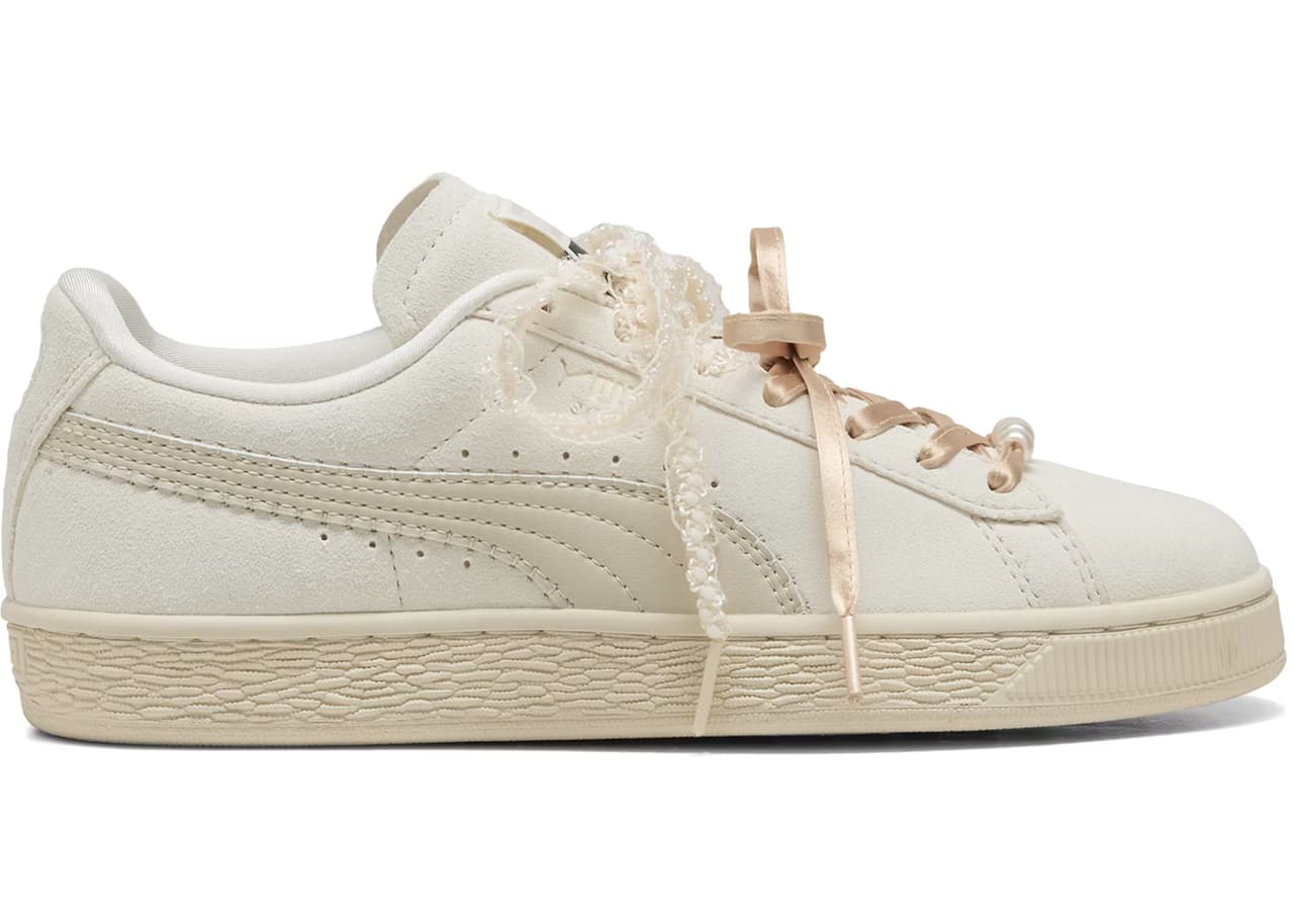 Puma Suede Bloom Frosted Ivory Silver Fog (Women's)