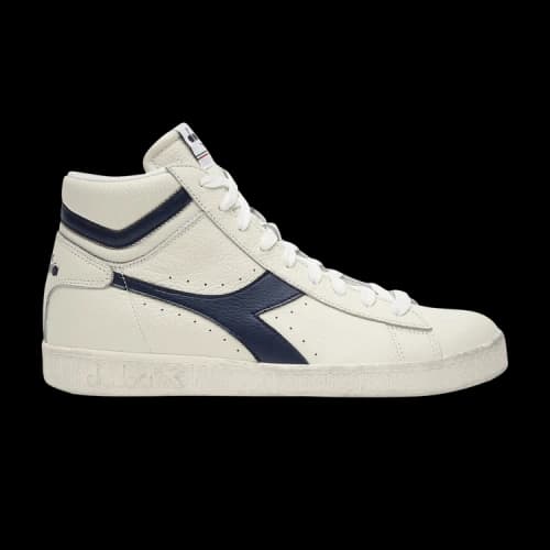 Diadora Game L High Waxed 'White Blue Caspian Sea'