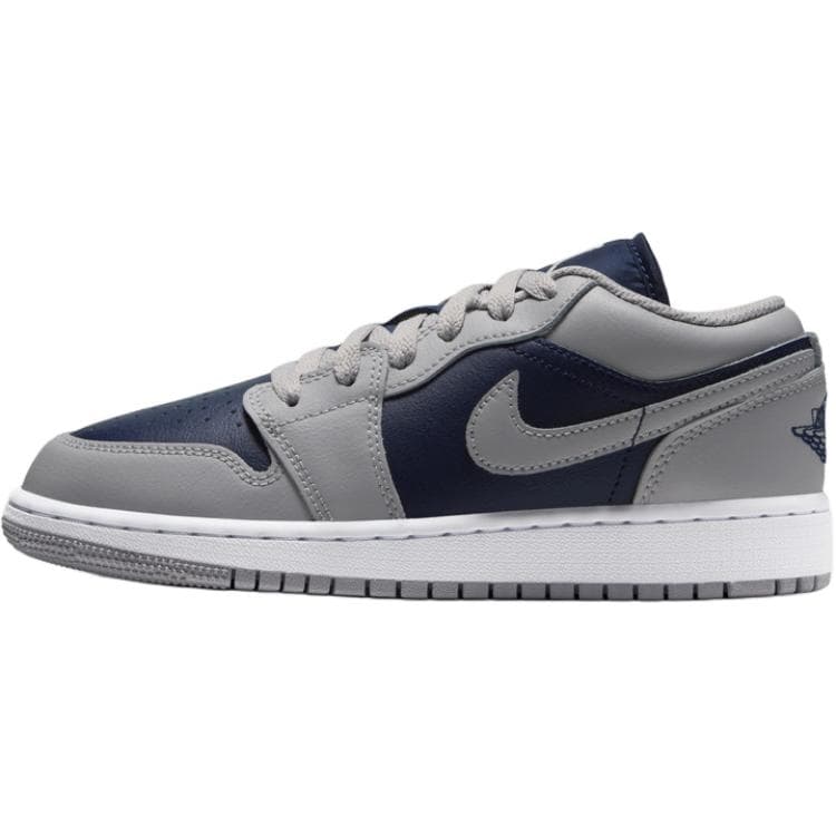 (GS) Air Jordan 1 Low 'Tech Grey College Navy'