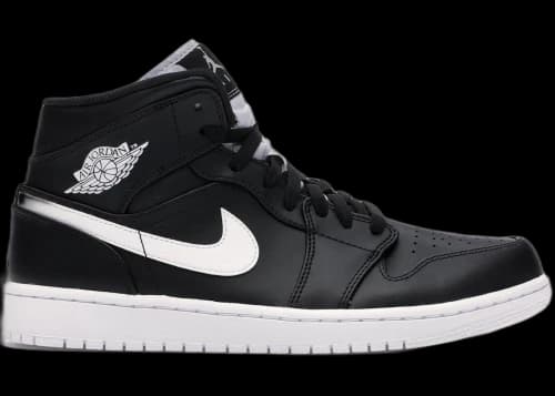 Jordan 1 Retro Mid Black White