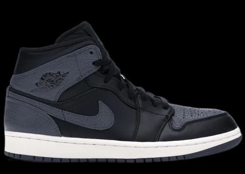 Jordan 1 Retro Mid Black Dark Grey