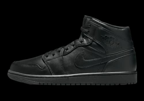 Jordan 1 Mid Triple Black