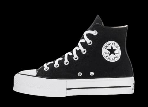 Converse Chuck Taylor All Star Hi Platform Black White (Women's)